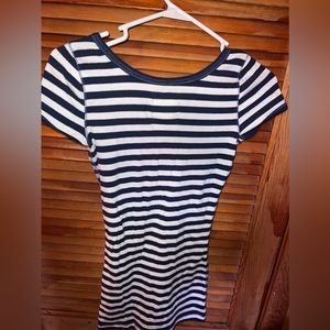 Hollister short sleeved stripped shirt